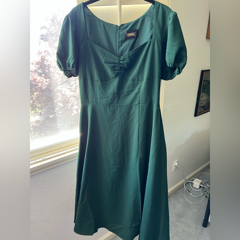 Midi Green Dress